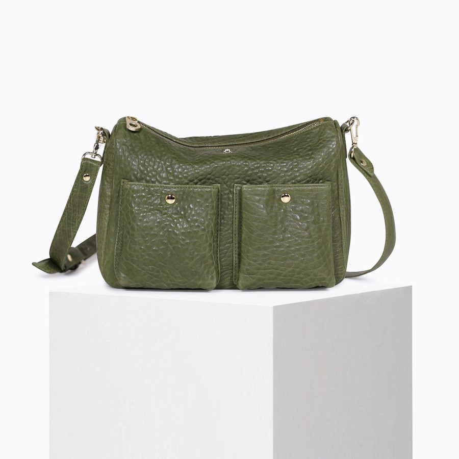 Les Sacs Craie Studio  | Sac Systeme Bubble Moss Kaki